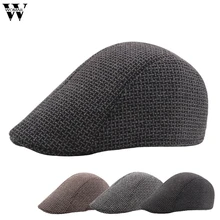 Womail шапка зимняя унисекс модная одноцветная один размер пекарь берет Повседневная Толстая теплая Высококачественная классическая дикая берет шляпа