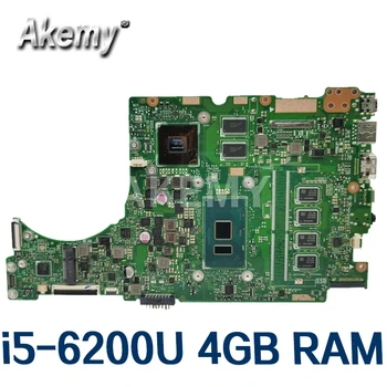 

Akemy laptop Motherboard For Asus UX310UVK UX310UQ UX310UQK RX310U RX410U UX410UV UX410UQ UX410UQK Mainboard i5-6200U 4GB RAM