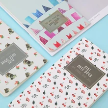 Мини-карман 48 страниц на подкладке ежемесячный планировщик Блокнот Памятка тетради школьные принадлежности B36C