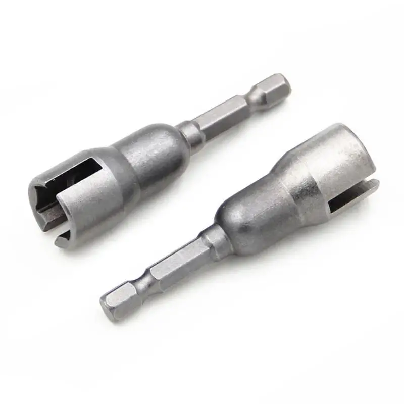 

Slotted Hexagonal Shank 65mm Long Electric Screwdriver Socket Wrench Butterfly Hole Socket Wrench