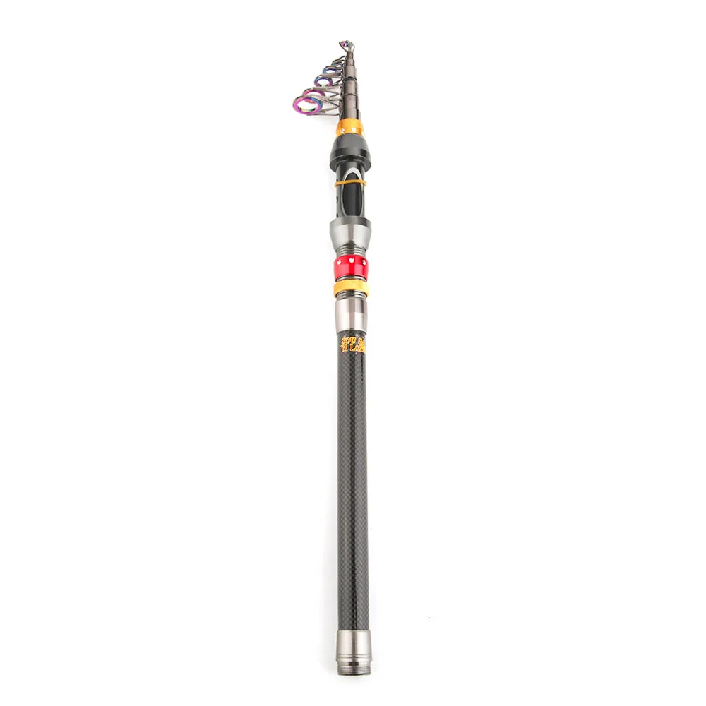 Горячая углерода телескопическая Портативный средний свет удочка 1 8/2 1/2 4/2 7/3/3 3 м