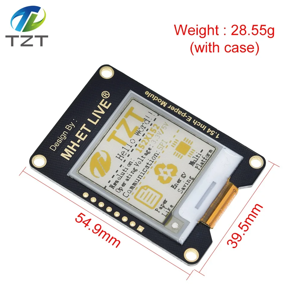MH ET LIVE 1 54 дюймов Epaper модуль электронной бумаги E Ink EInk Экран дисплея SPI Поддержка