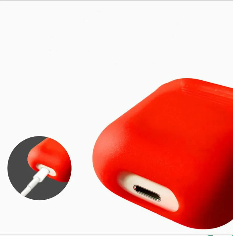 Мини Мягкий силиконовый чехол для Apple Airpods противоударный чехол для Apple гарнитура для Airpods чехол s Для Air Pods защитный чехол