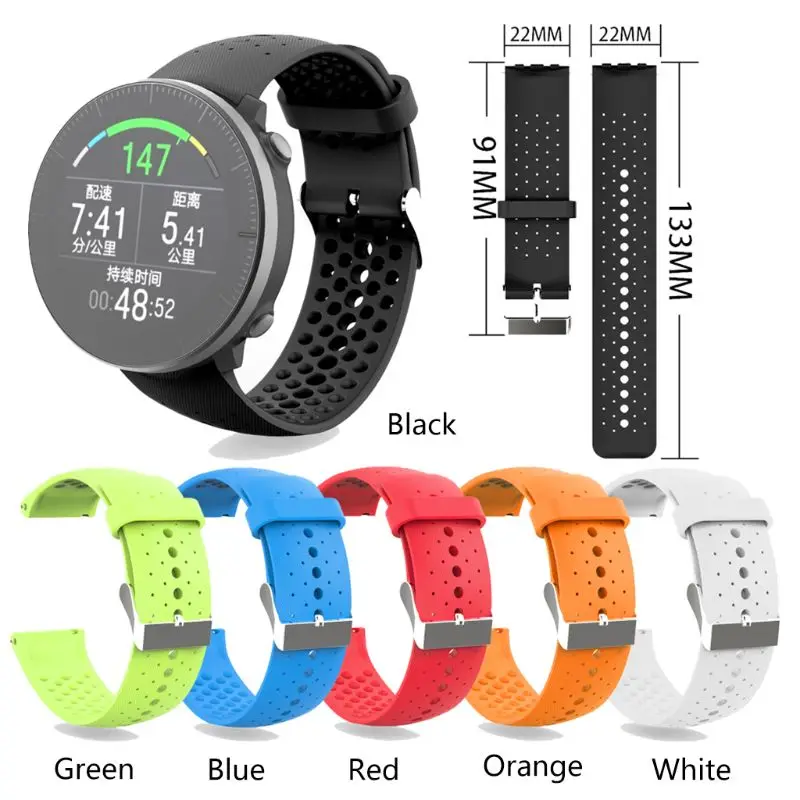

Unisex Soft Silicone Wrist Band Sports Watch Strap for POLAR Vantage M Watch for smart watch