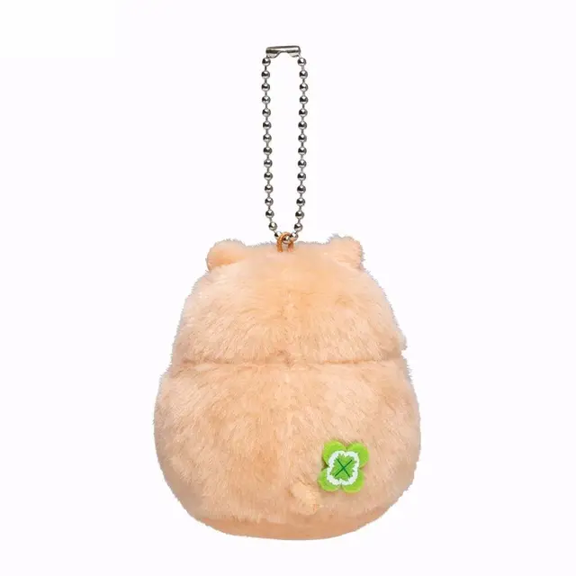 Animal Plush Doll Keychain Cute Cartoon Penguin Hamster Stuffed Plush Dolls Toys Key Ring Bag Pendant Kids Toy Birthday Gifts 6