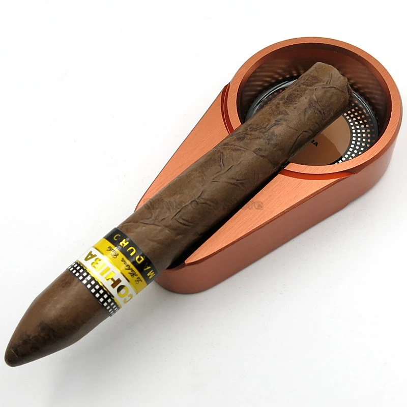 COHIBA стильный инструмент для курения табака Металлическая Пепельница карманная сигарета пепельница дорожная пепельница аксессуары для сигар