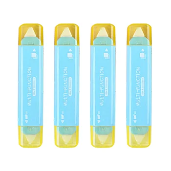 

4pcs Office Stationery Roller Glue Dot Liner Writing DIY Disposable 2 In 1 For Kids Double Sided Adhesive Mini Correction Tape