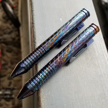 

Dragon Scale Titanium Alloy Tactical Pen Gyro Self Defense Pen EDC