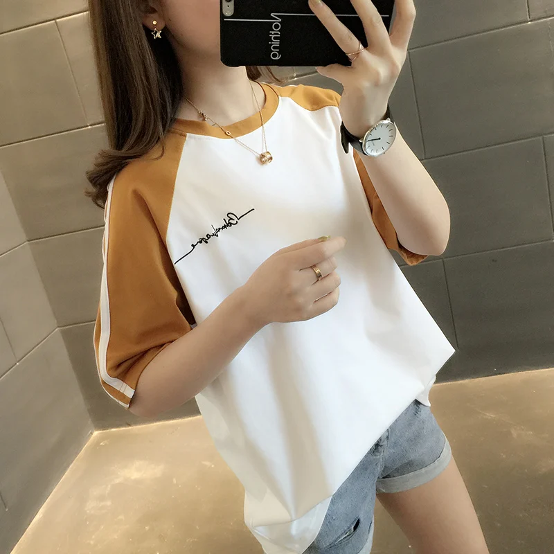 Супер огонь свободная футболка с коротким рукавом женские хлопковые рубашки женские эстетические kawaii - Цвет: Серый