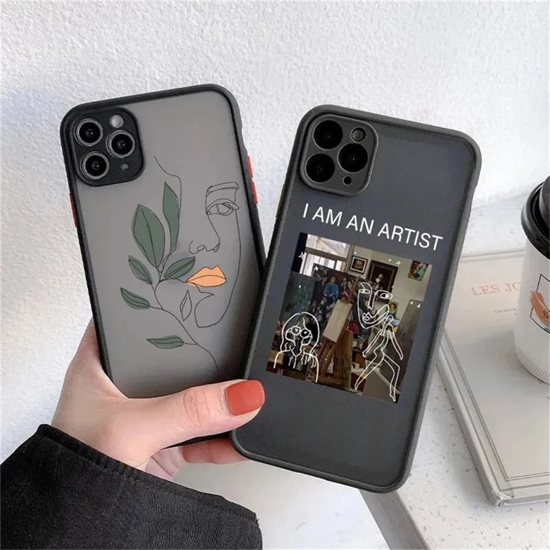 Прозрачный матовый чехол Ottwn для телефона iPhone 11 Pro Max 12 X XR XS 7 8 Plus SE 2020 жесткая