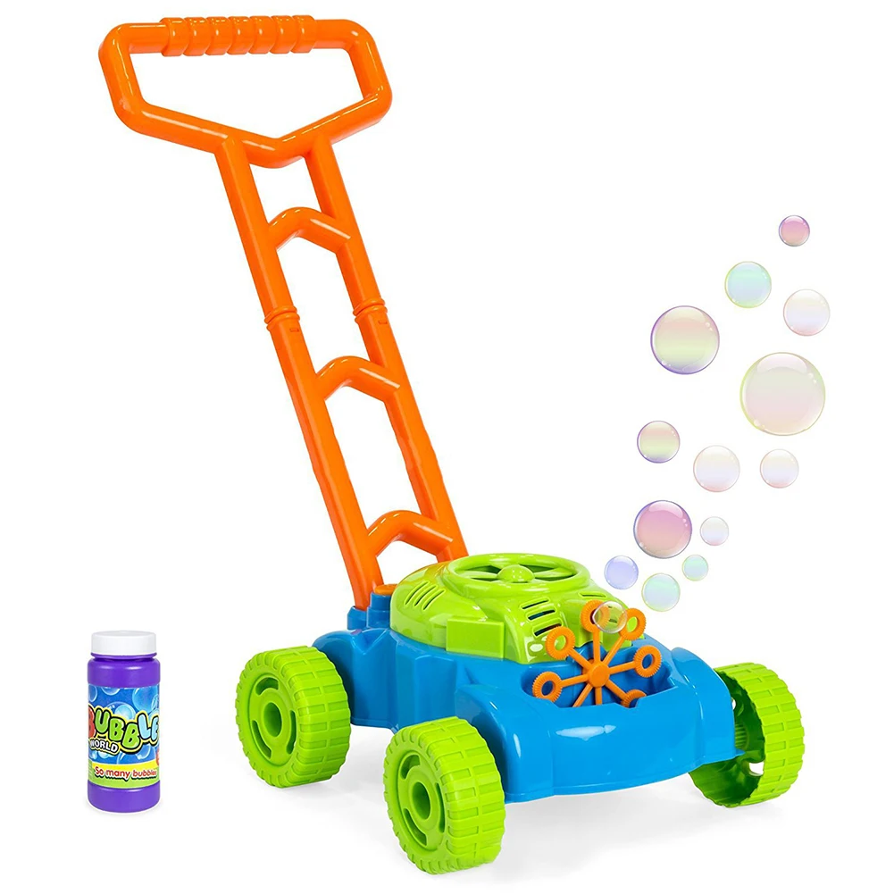 Креативный толкающий автомобиль автоматическая машина для пузырей производитель воздуходувка детские игрушки подарок автоматическая машина для пузырей Питание от батареи