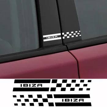 

Auto Side Sport B Pillar Car Stickers for Seat Ibiza Molding Trim Car Styling Stickers and Decals Reflective PVC Accessories