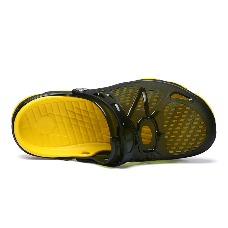Summer Mens Sandals New Summer Jelly Shoes Men Beach Sandals Hollow Slippers Men Flip Flops Light Sandalias Outdoor