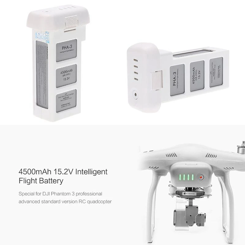 4500mAh 15,2 V 4S Профессиональный Интеллектуальный летный Аккумулятор для DJI Phantom 3
