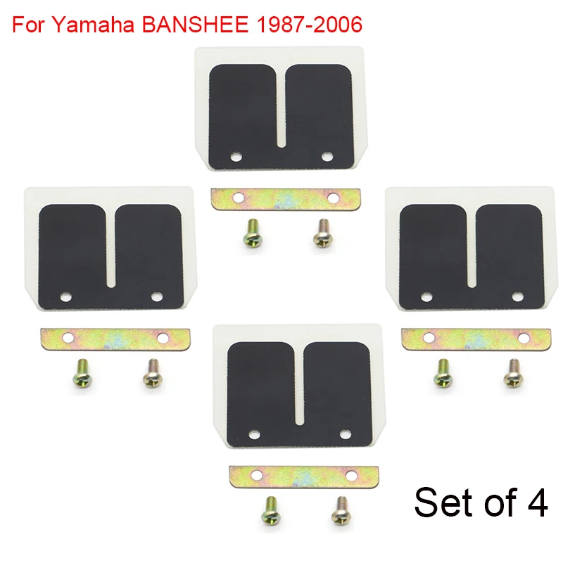 4X Atv Motore Aspirazione Carbonio Flex Doppio Stadio Canne Per Yamaha Banshee 350 Yfz350 1987-2006 Banshee 350 Yfs200