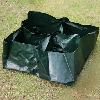

Planting Nursery Bag Orchard Tools Blackish Green Four Grid Planting Bags 1Pcs Greenhouse Planter PE Plastic For Garden