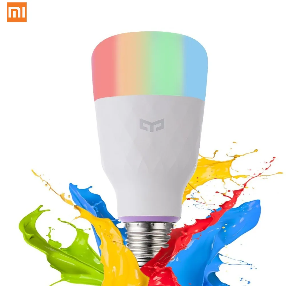 

Hot Update Version Xiaomi Yeelight Smart LED Bulb E27 10W 800lm WIFI Bulb for Desk Lamp Bedroom Via App Remote Control White/RGB