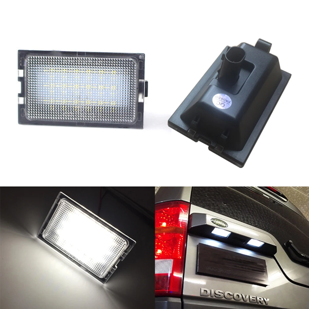 

For Land Rover Discovery 3 4 Freelander 2 for Rang Sport License Plate Light Error Free LED number Lights