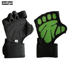 Стиль Фитнес-защита для рук, спортивные перчатки с полупальцами, фитнес-аппарат, нарукавник, силикагель, противоскользящая защита для рук