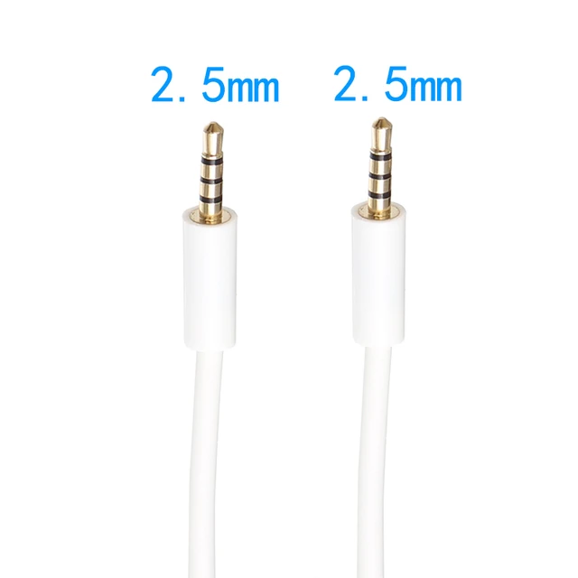 0.2m 1m 2m 3m 8m 4 Pole 2.5mm to 2.5mm Audio Video Cable Jack 2.5