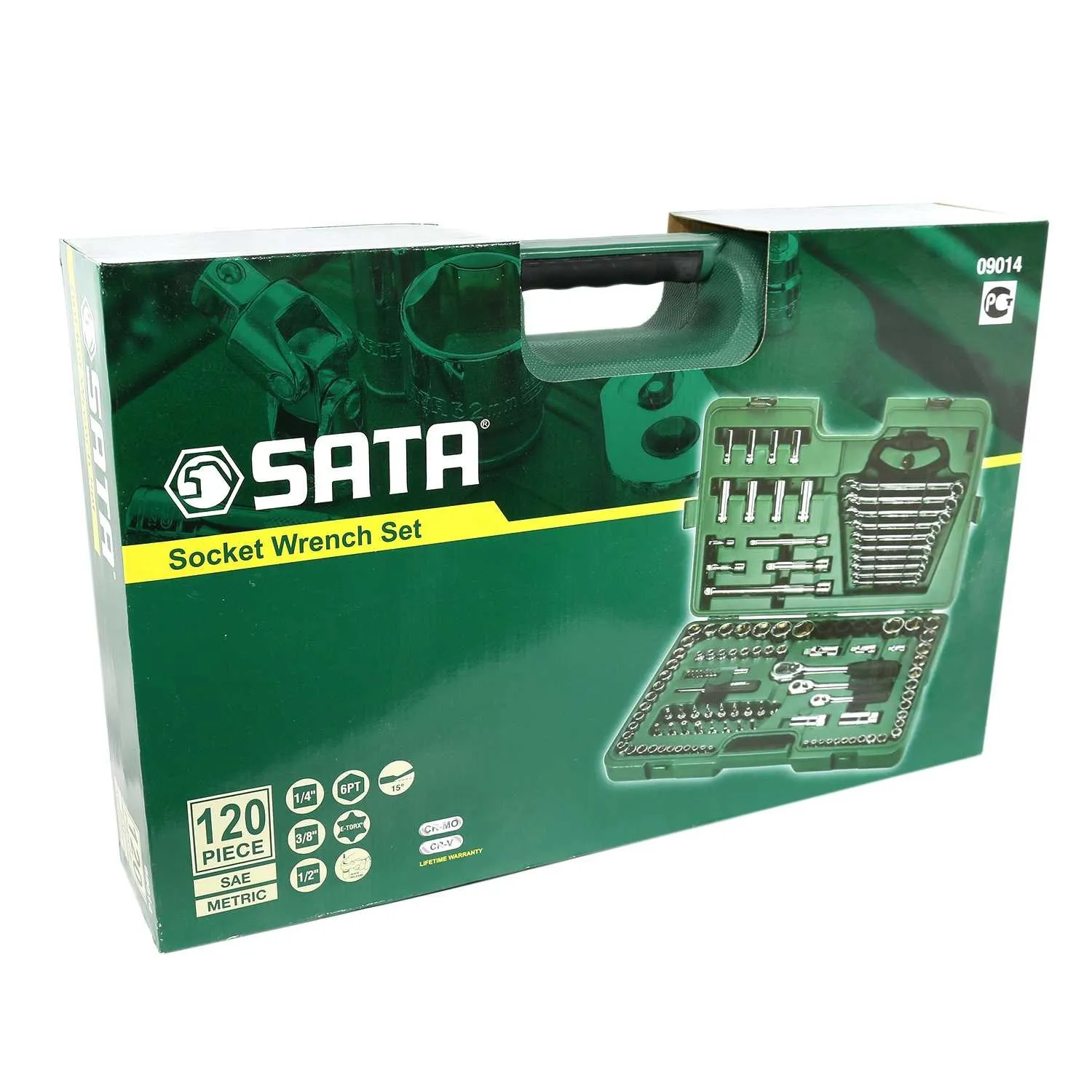 Набор инструментов 120 предметов SATA 09014