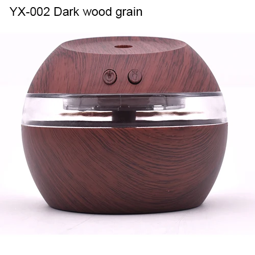 Bevel Dark wood Увлажнитель древесины USB красочный увлажнитель три в одном офис с распылителем Защита окружающей среды мини Творческие подарки - Цвет: Bevel Dark wood