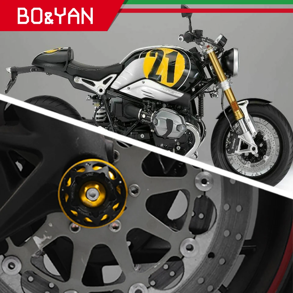 Защитная крышка для переднего колеса мотоцикла осевые ползунки BMW R NINE T 2017 2018 |