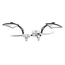 Мотоцикл сцепления Главный цилиндр тормозного насоса ручной рычаг управления зеркало заднего вида комбо для Harley Honda Yamaha " Руль части