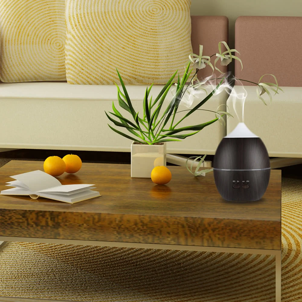 Portable 300ml Essential Oil Aroma Diffuser Ultrasonic Humidifier Air Aromatherapy Atomizer LED Lights for Home Office Study