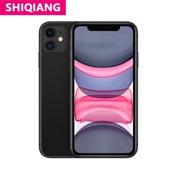

Used Original Apple iPhone 11 Unlocked Smartphones Dual-camera 64/128/256GB ROM IOS 4G LTE 6.1''A13 Fingerprint Telephone