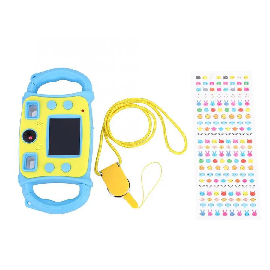 Детская мини камера видео KOOOL 2 дюйма 720P двойные линзы HD Портативная Цифровая камера видеокамера для детей подарки на день рождения