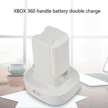 

Dual Charger Charging Dock Station with Rechargeable Battery US/EU Plug Power Cord for X-box 360 Game Controller Accessories
