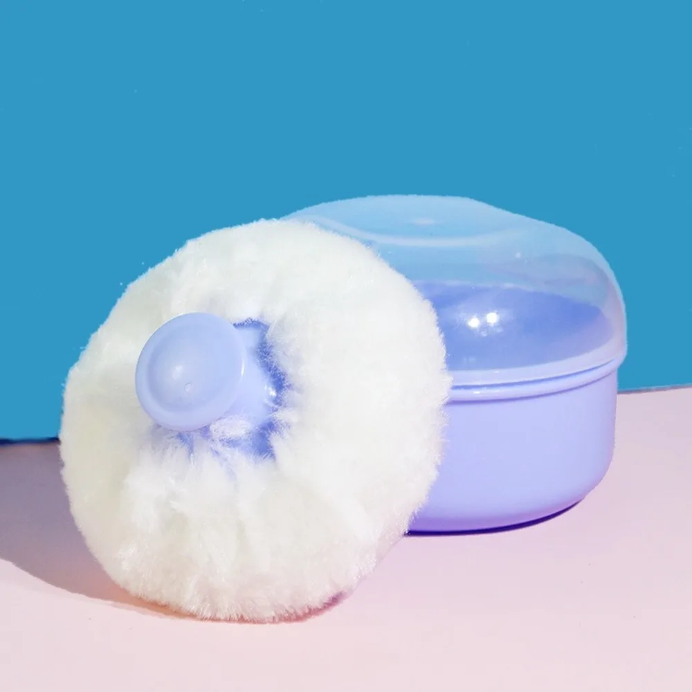 

Portable Infant Baby Kids Powder Puff with Storage Box - Random Color