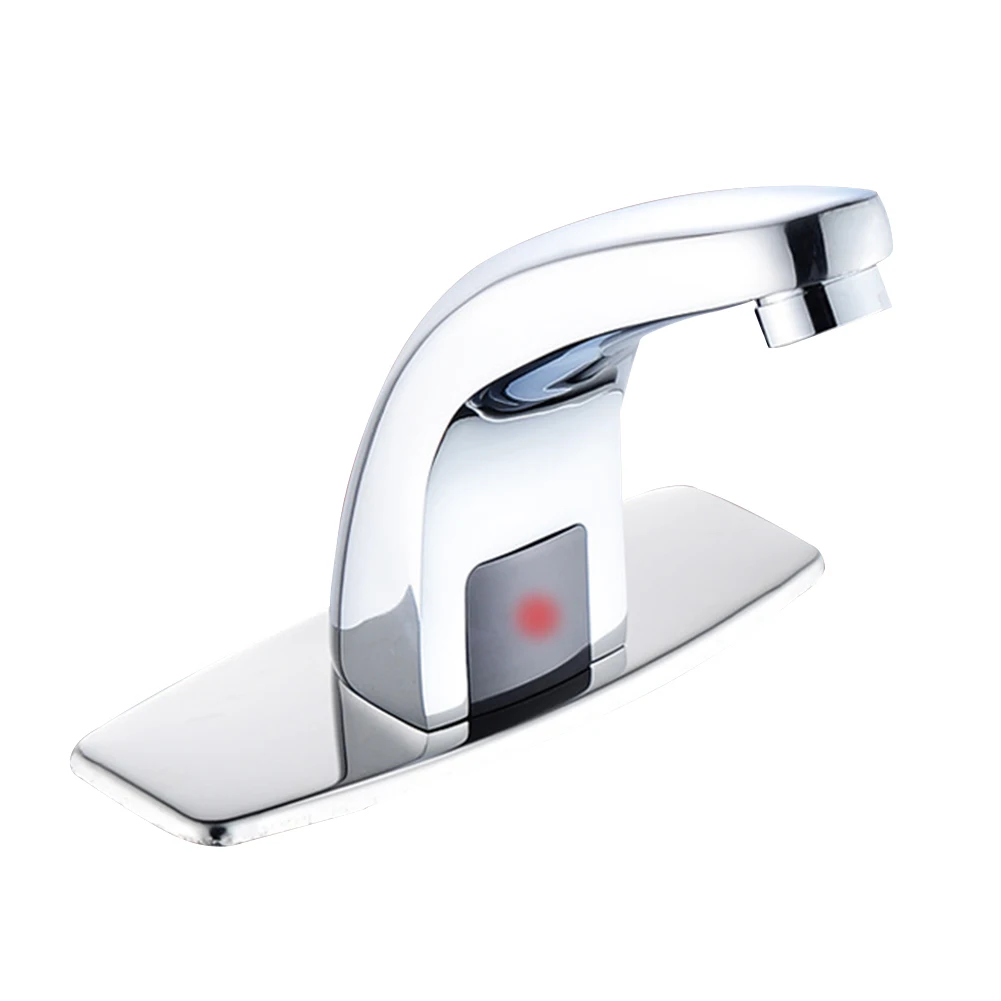

Stainless Steel Tap Automatic Bathroom Home Use Basin Hands Free Sensor Faucet For Kitchen Electric Saving Water Smart