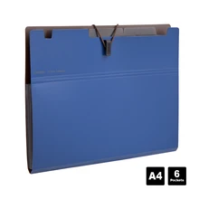 Comix папка для файлов формата А4 с 6 карманами и эластичным замком Organizer-A7625 для файлов