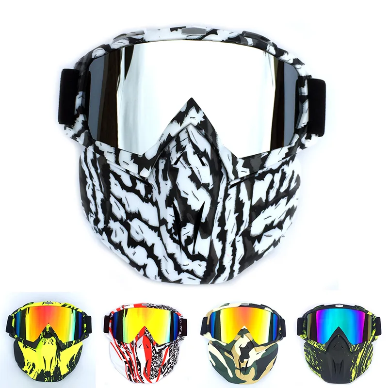 Men Women Riding Ski Snowboard Snowmobile eyewear Mask Snow Winter Skiing Ski Anti-UV Waterproof Glasses Motocross Sunglasses A