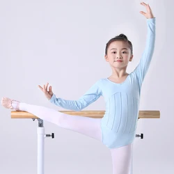 Ballet Training Leotard For Children Girls Long sleeves Artistic Gymnastics Bodysuit Kids Danc Stage Costume Ballet Dancewear