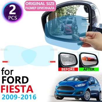 

for Ford Fiesta MK7 ST 2009~2016 Full Cover Rearview Mirror Anti-Fog Rainproof Anti Fog Film Accessories 2010 2013 2014 2015