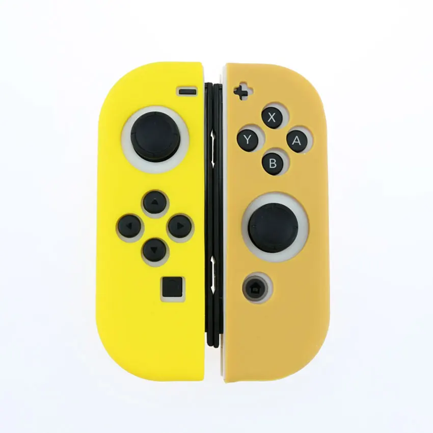 ChengHaoRan силиконовый резиновый чехол для nintendo Switch контроллер Противоскользящий мягкий чехол для переключателя NX NS Joy-Con Grip - Цвет: No.45