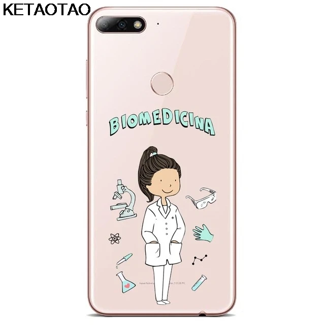 Коричневый KETAOTAO врач-медсестра карьера учителя телефон чехол для iPhone 5S 6 s 7 8 X Plus XR XS Max чехол с украшением в виде кристаллов из термопластичного полиуретана(TPU) крышка чехол S - Цвет: Коричневый
