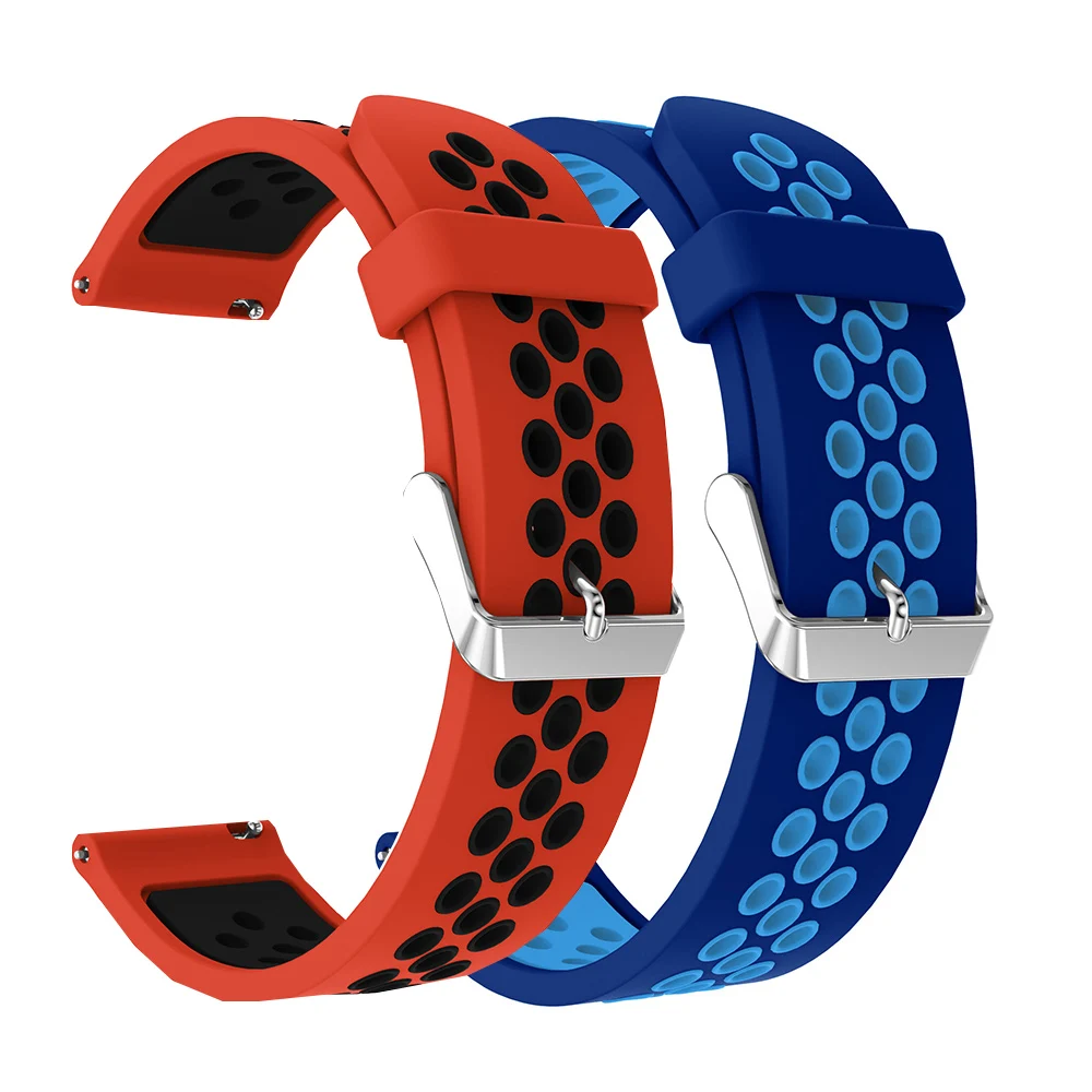 Силиконовый ремешок для Xiaomi Huami Amazfit GTS Bip GTR 42 мм 20 спортивный ремешок|Ремешки