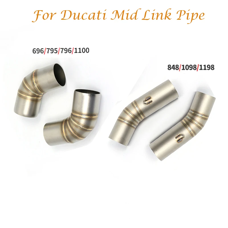 motorcycle exhaust link pipe