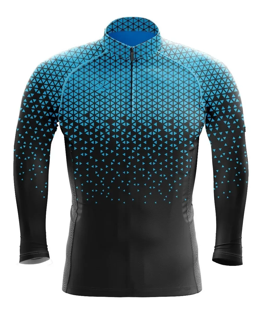 thumbnail image 1 of Camiseta de ciclismo de montaña sublimada personalizada de secado rápido para hombre, camiseta de manga larga de poliéster con diseño de manga larga, nueva oferta de 2021 para montar en bicicleta, 1 of 4