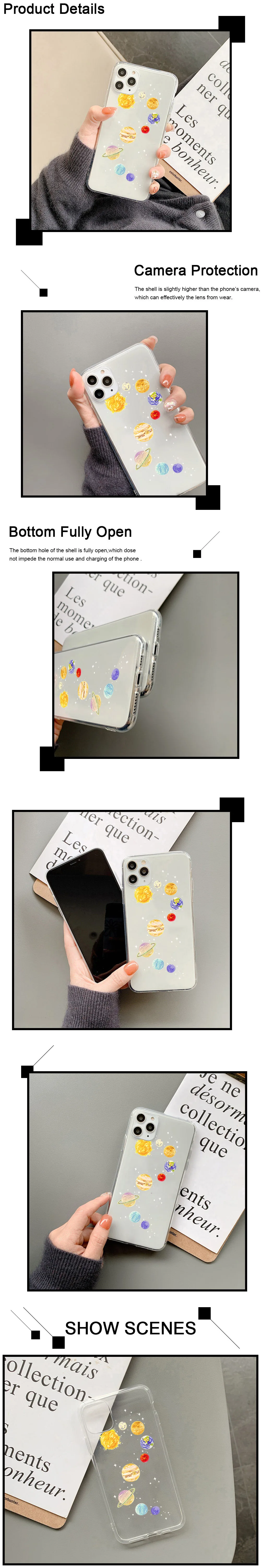 heavenly body Coque Shell Phone Case for iPhone 8 7 6 6S Plus X XS MAX 5 5S SE XR 11 12 pro max  12mini