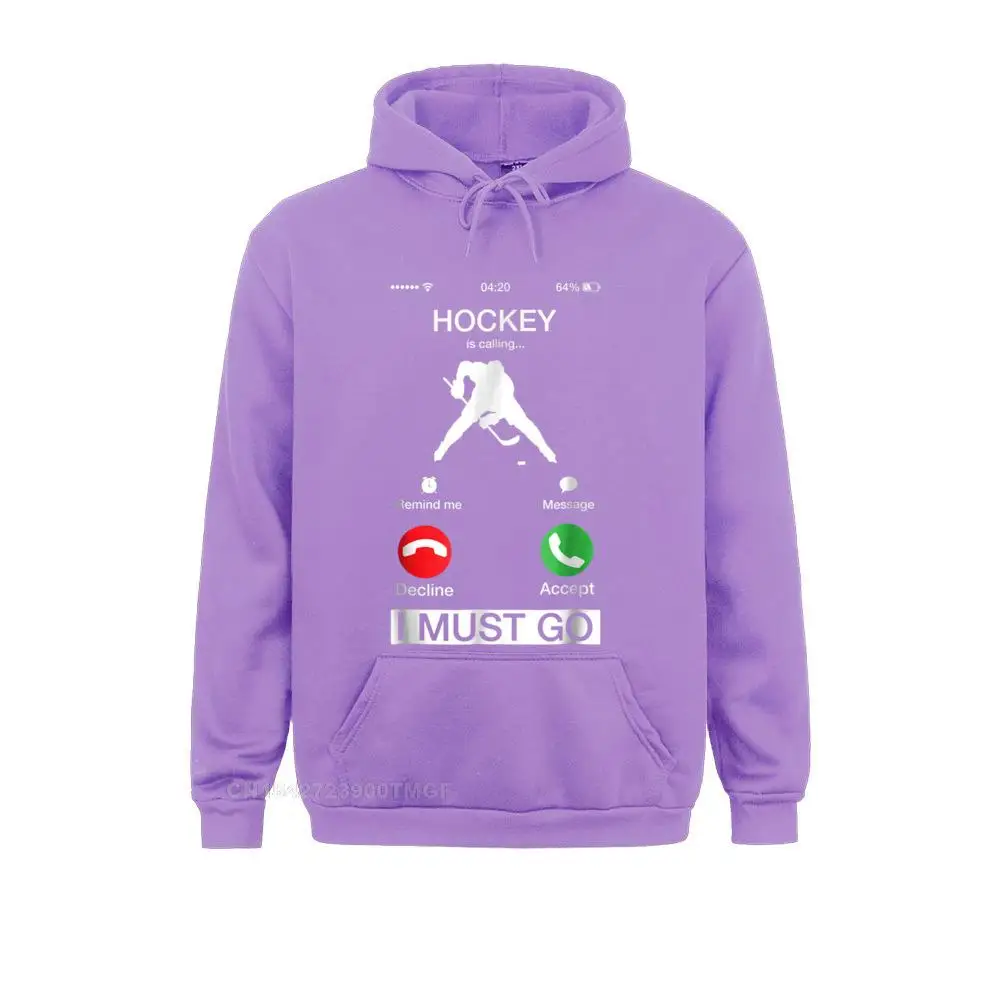 Hockey Is Calling And I Must Go Funny Phone Screen T-Shirt__21314 Hoodies for Men Simple Style Sweatshirts Oversized Clothes Long Sleeve Hockey Is Calling And I Must Go Funny Phone Screen T-Shirt__21314purple