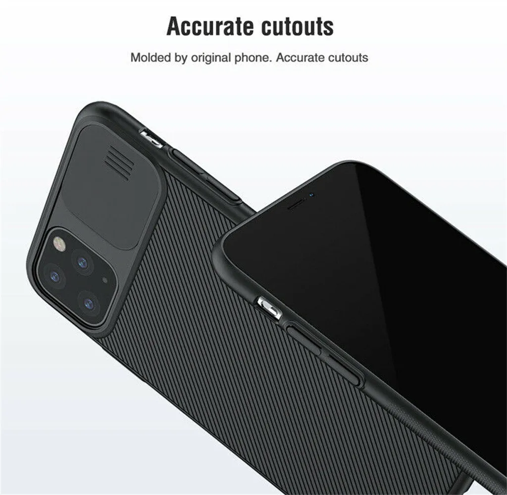 Из искусственной кожи чехол слайд-камера Крышка для iPhone 11/11 Pro/11 Pro Max 5,8 6,1 6,5 дюймов защитный чехол для объектива
