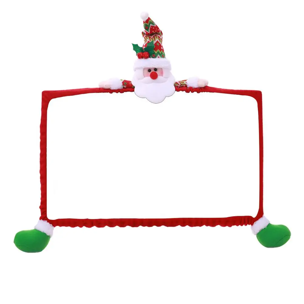 

Christmas Decorations Three-Dimensional Cartoon Computer Cover Non-Woven Computer Dressing Cover Decorations