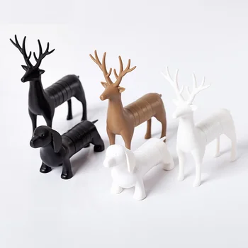 

3D Cute Animal Refrigerator Stickers Sausage Dog / Deer DIY Strong Suction Magnetic Removable Stickers Home Decoration Supplies