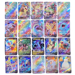 Cartas de Pokemon versión francesa para niños, 60 300 piezas, 300GX 300VMAX, juego de batalla brillante, colección de Cartas coleccionables, juguetes para niños, regalo de Navidad