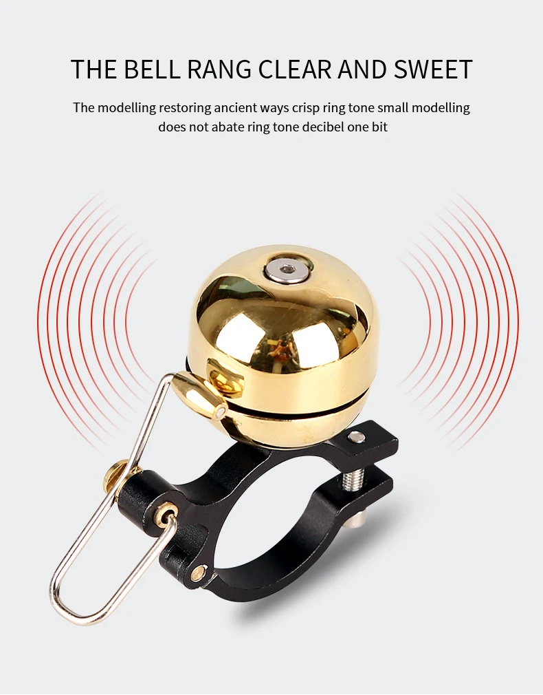 Description Picture 4 of itemOutdoor MTB Road Bicycle Bell Cycling Stainless Steel Metal Warning Bell Bike Handlebar Horn Safety Mountain Bicycle Accessories